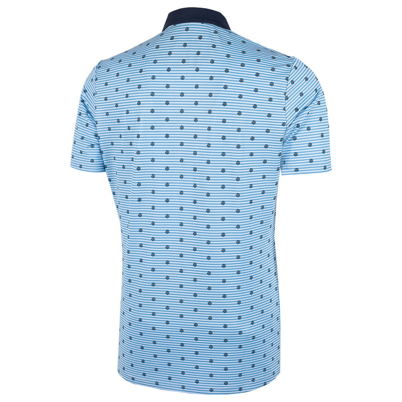 Galvin Green Monty V8+ Polo Shirt - Blue Bell/Navy