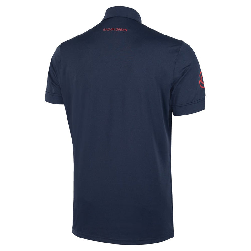 Galvin Green Morton Polo Shirt - Navy/Red