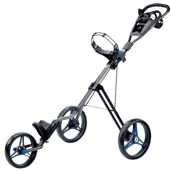 Motocaddy Z1 Push Trolley - Black/Blue