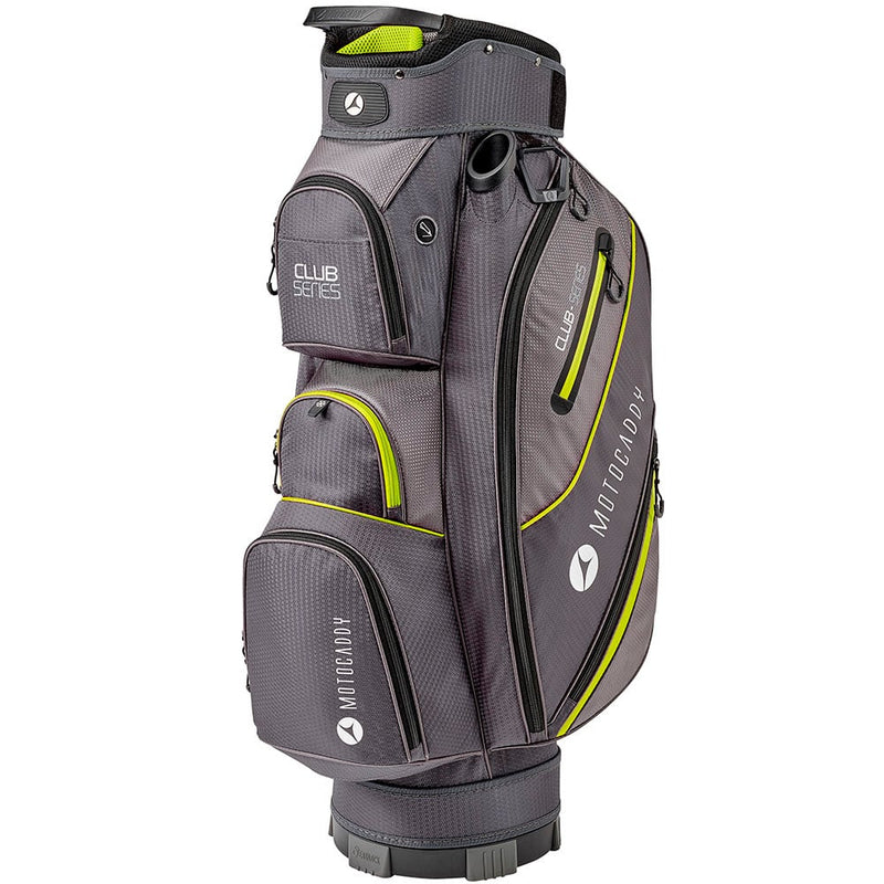 Motocaddy Club Series Cart Bag - Charcoal/Lime