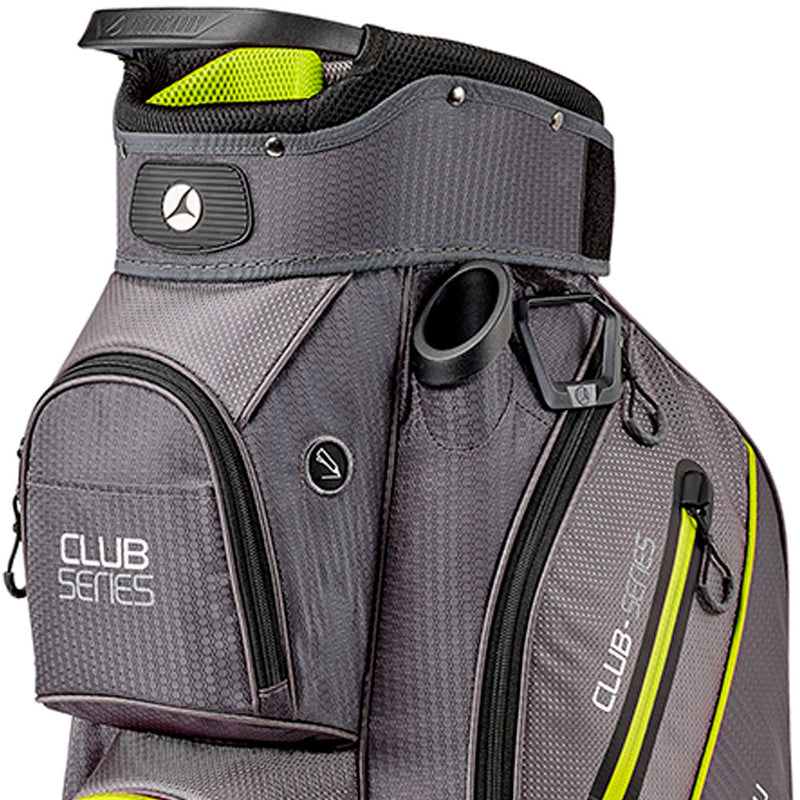 Motocaddy Club Series Cart Bag - Charcoal/Lime