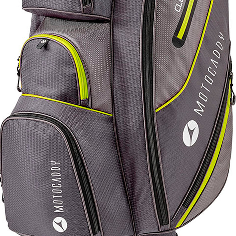 Motocaddy Club Series Cart Bag - Charcoal/Lime