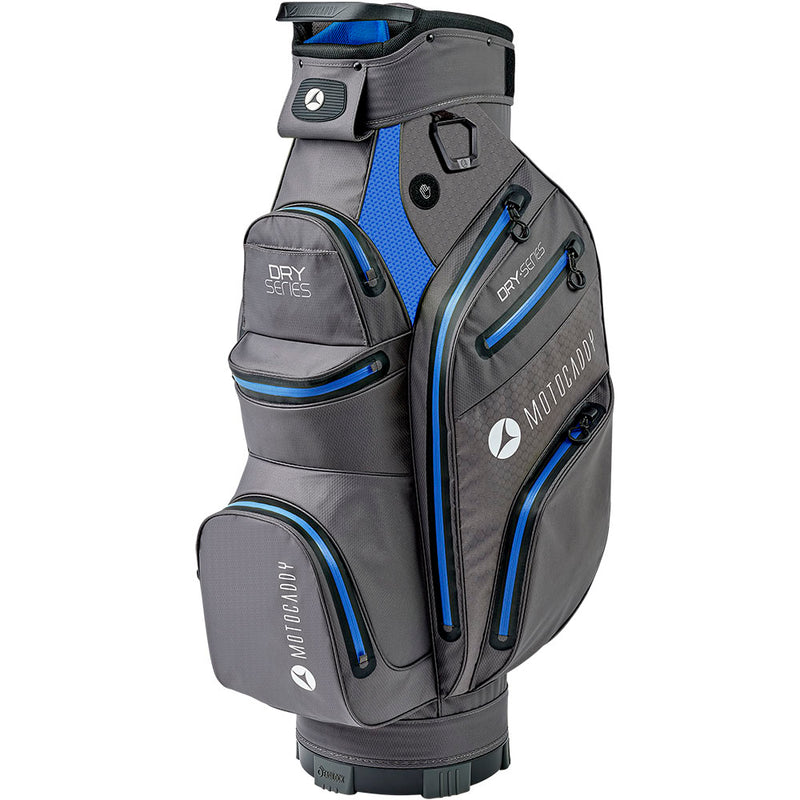 Motocaddy Dry Series Waterproof Cart Bag - Charcoal/Blue