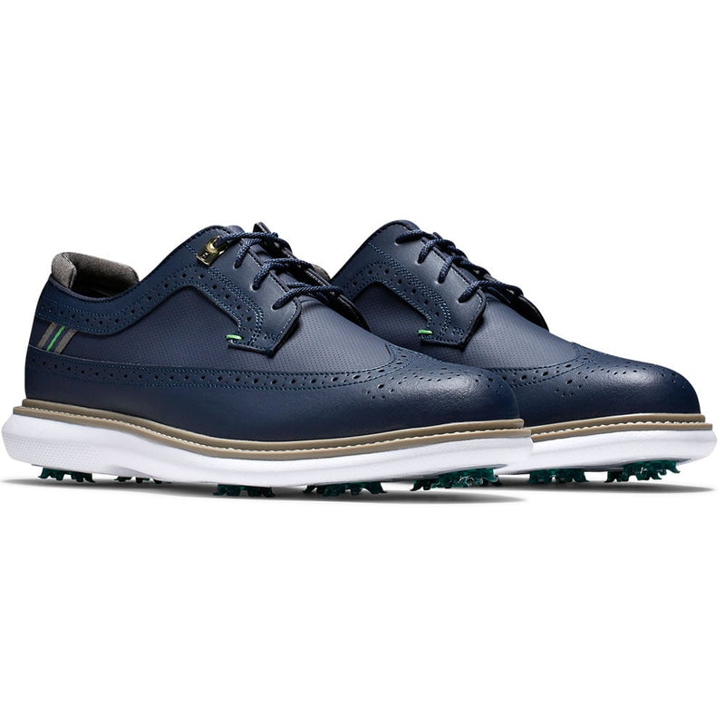 FootJoy Traditions Spiked Waterproof Shoes - Navy