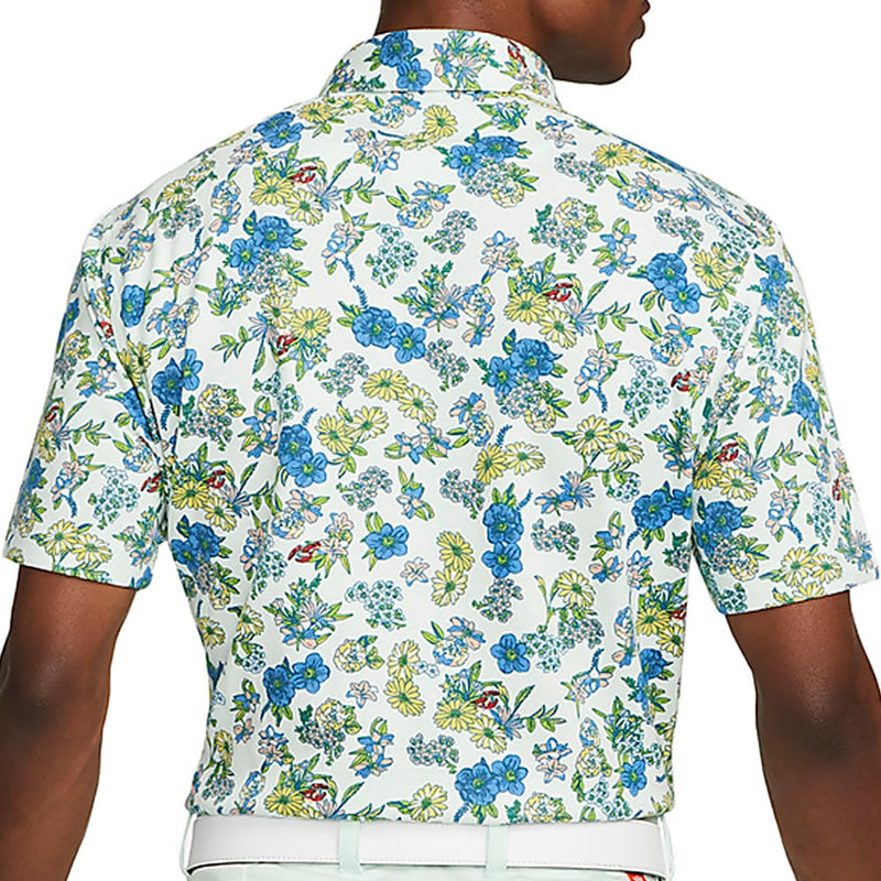 Nike Dri-FIT Player Floral Print Polo Shirt - Barely Green/Brushed Silver