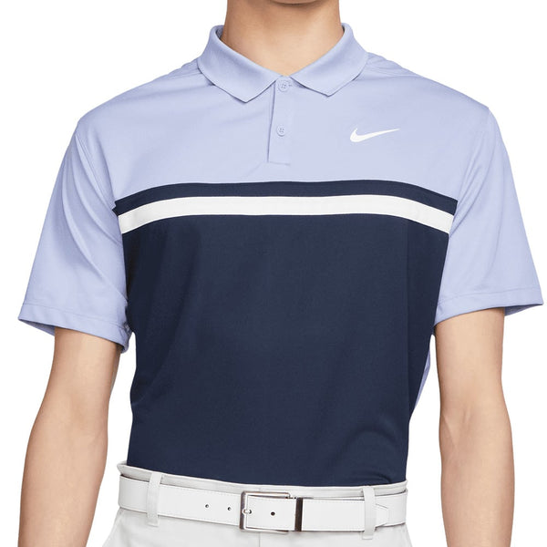 Nike Dri-FIT Victory Polo Shirt - Light Thistle/Obsidian/White