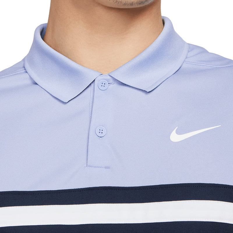 Nike Dri-FIT Victory Polo Shirt - Light Thistle/Obsidian/White