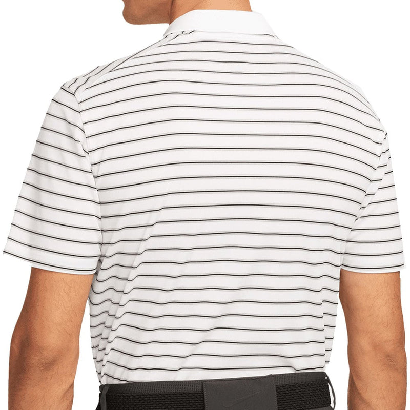 Nike Dri-FIT Victory Stripe Polo Shirt - White/Black