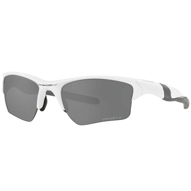 Oakley Half Jacket 2.0 XL Sunglasses - Prizm Black Polarized Lens - Polished White Frame