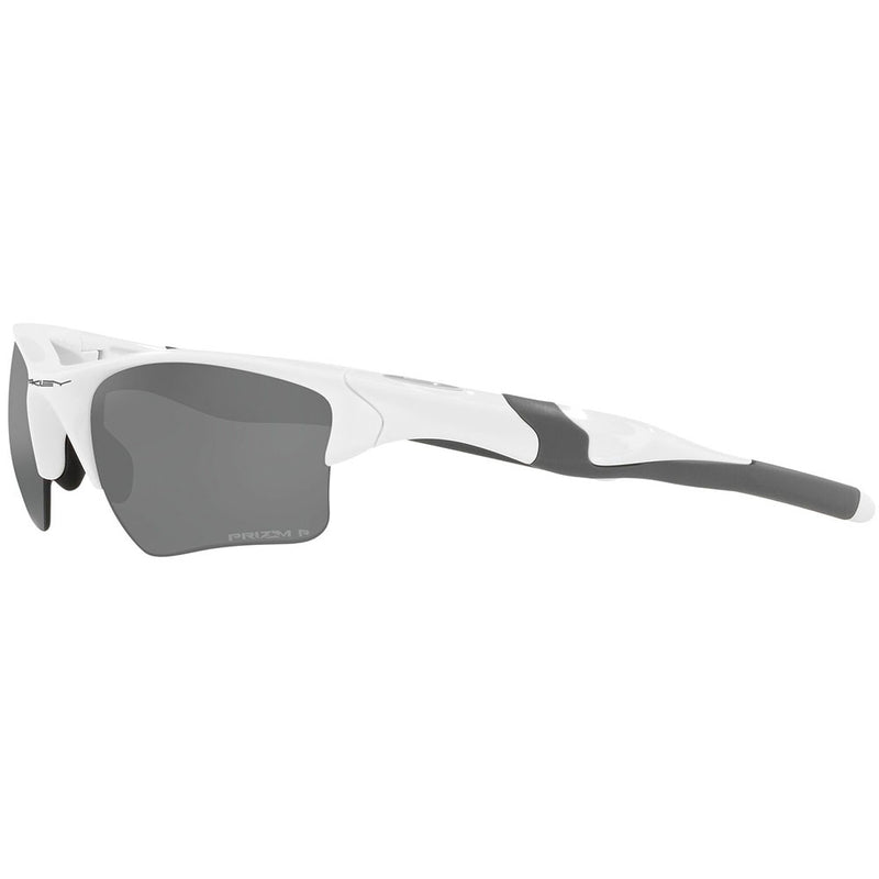 Oakley Half Jacket 2.0 XL Sunglasses - Prizm Black Polarized Lens - Polished White Frame