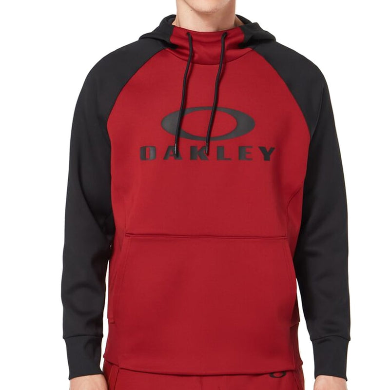 Oakley Sierra DWR Fleece Hoodie 2.0 - Black/Iron Red