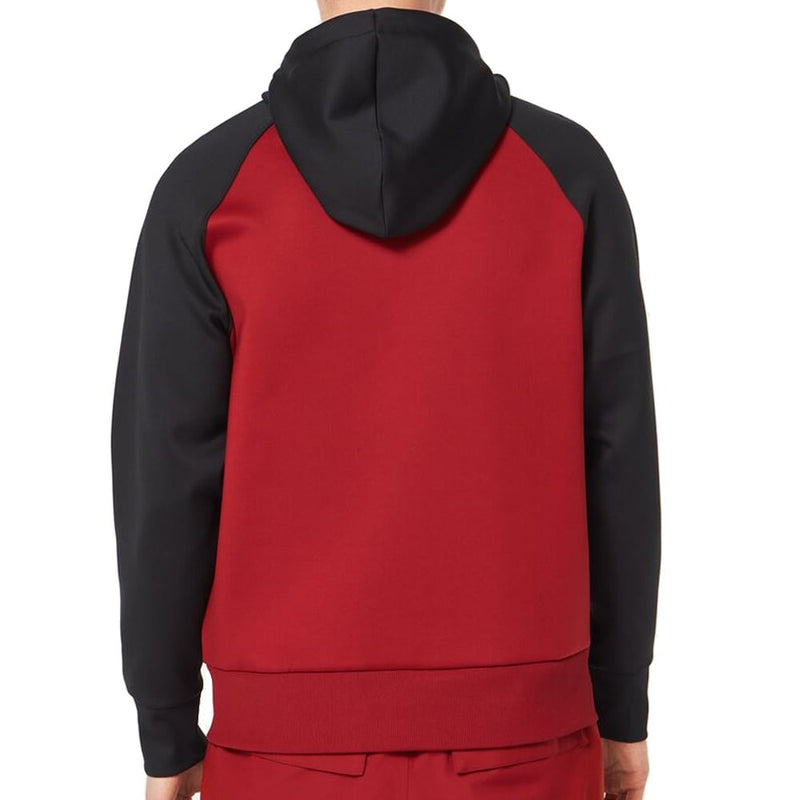 Oakley Sierra DWR Fleece Hoodie 2.0 - Black/Iron Red