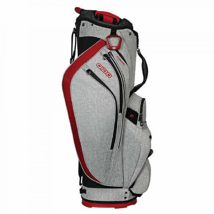 Ogio Grom Stand Bag - Grey/Red