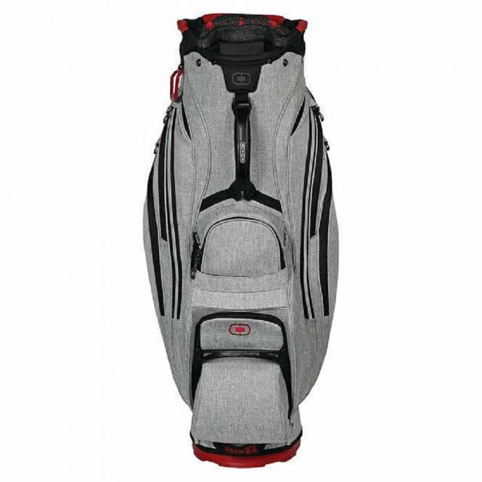 Ogio Grom Stand Bag - Grey/Red