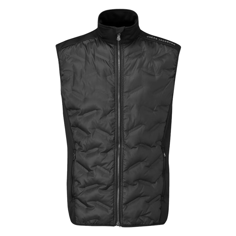 Oscar Jacobson Ridley Hybrid Gilet - Black