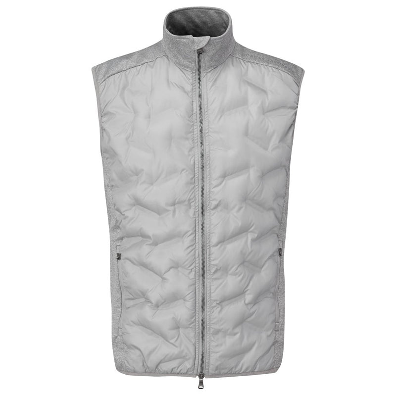 Oscar Jacobson Ridley Hybrid Gilet - Light Grey