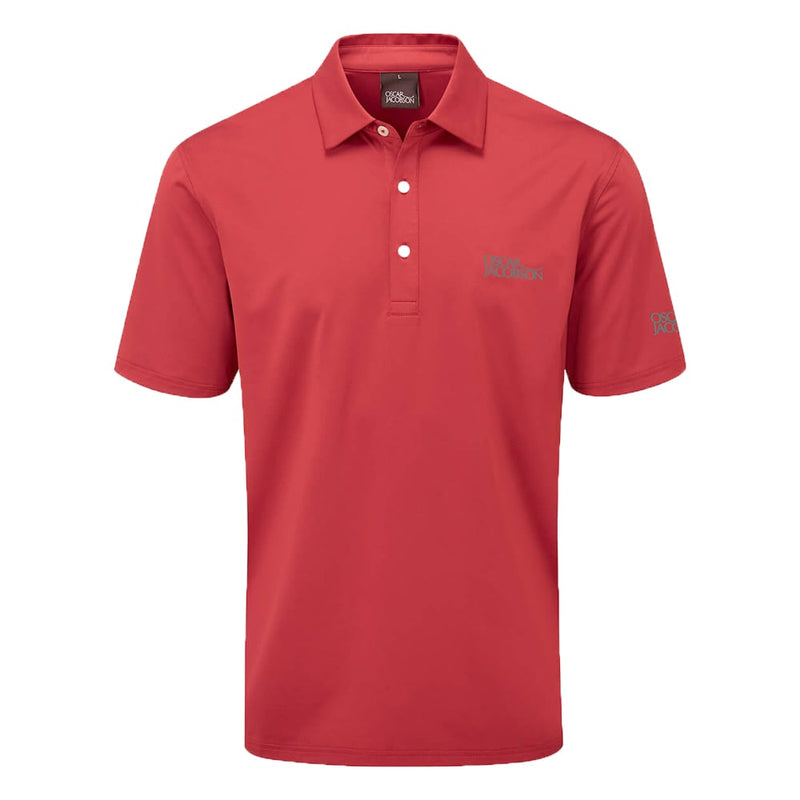 Oscar Jacobson Chap Tour Golf Polo Shirt - Red