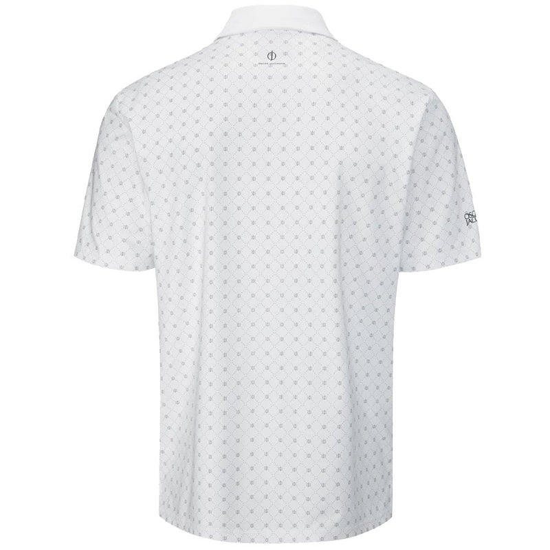 Oscar Jacobson Barton Polo Shirt - White/Pewter