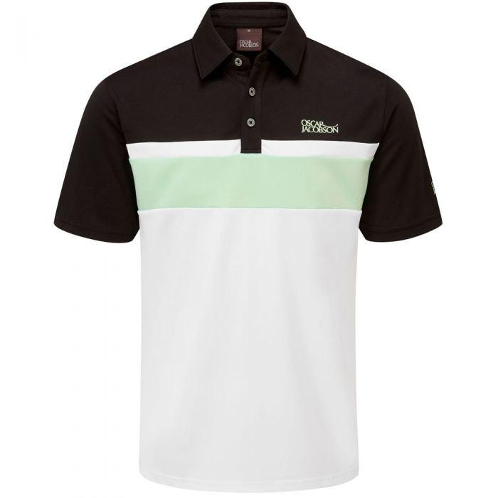 Oscar Jacobson Boston Polo Shirt - White/Black