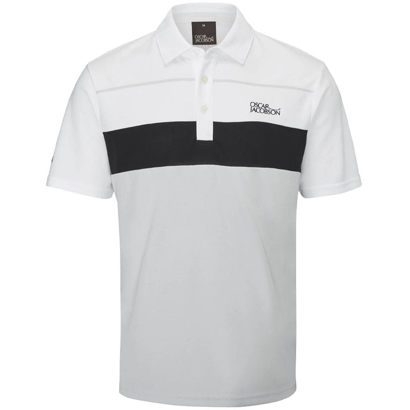 Oscar Jacobson Dodman Polo Shirt - Lunar Grey/Black