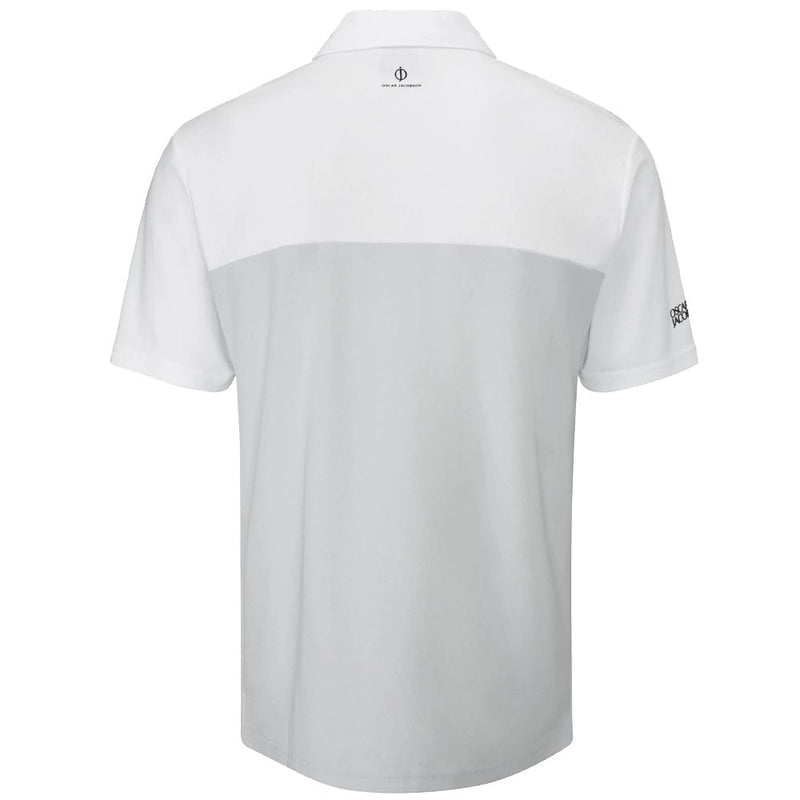 Oscar Jacobson Dodman Polo Shirt - Lunar Grey/Black