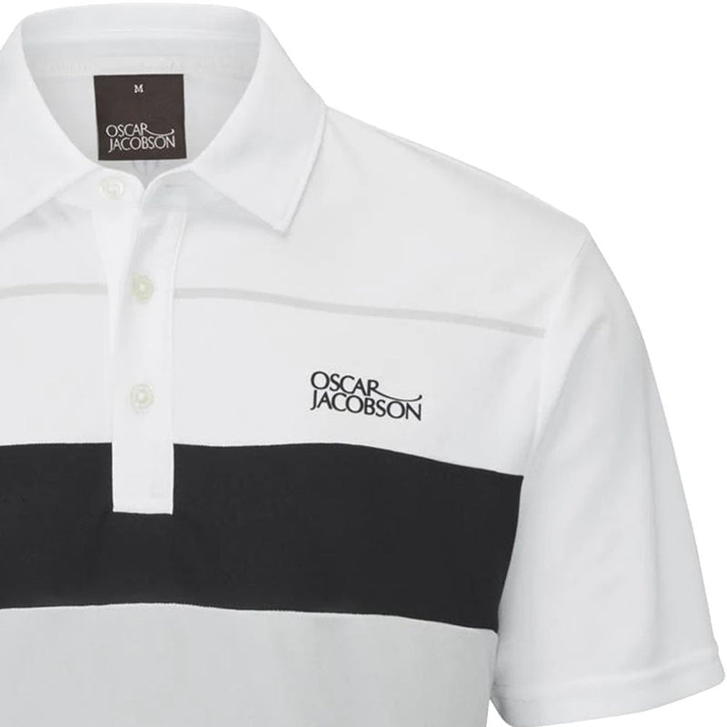 Oscar Jacobson Dodman Polo Shirt - Lunar Grey/Black