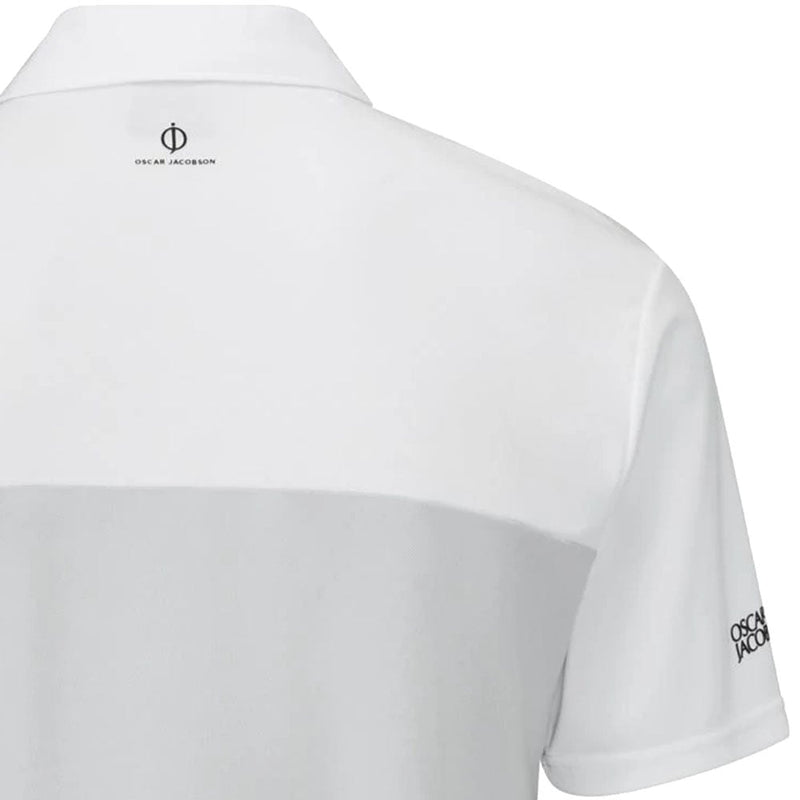 Oscar Jacobson Dodman Polo Shirt - Lunar Grey/Black