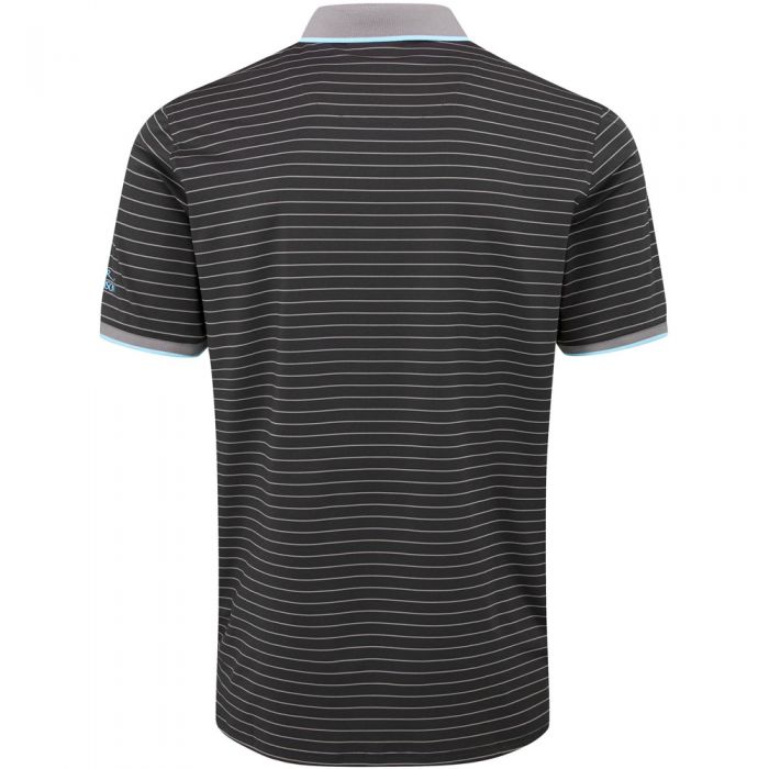 Oscar Jacobson Drayton Polo Shirt - Black/Charcoal