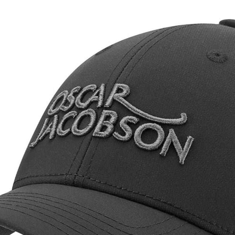 Oscar Jacobson Maddox Cap - Black/Pewter