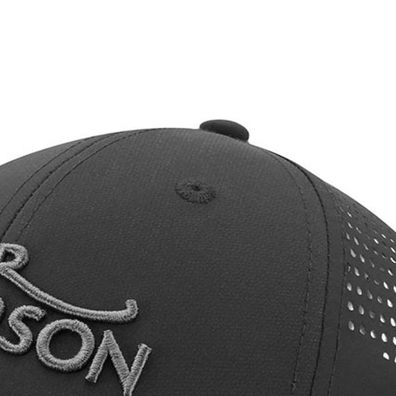 Oscar Jacobson Maddox Cap - Black/Pewter