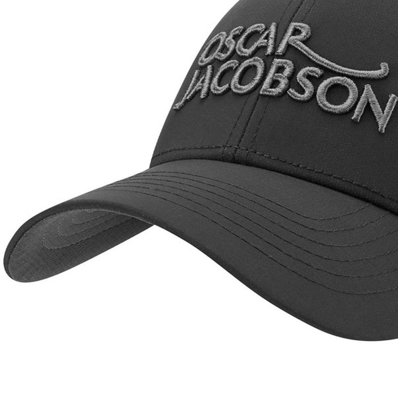 Oscar Jacobson Maddox Cap - Black/Pewter