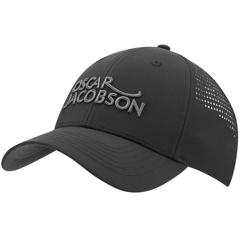 Oscar Jacobson Maddox Cap - Black/Pewter