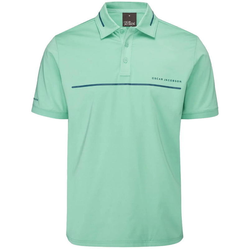 Oscar Jacobson Marsden Polo Shirt - Aqua/Teal