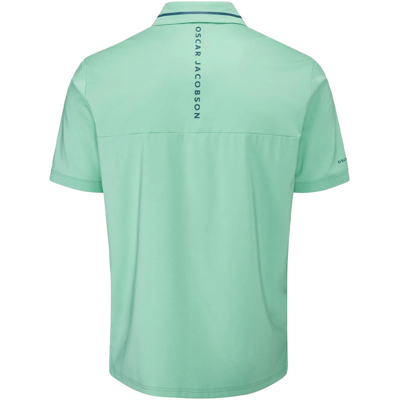 Oscar Jacobson Marsden Polo Shirt - Aqua/Teal