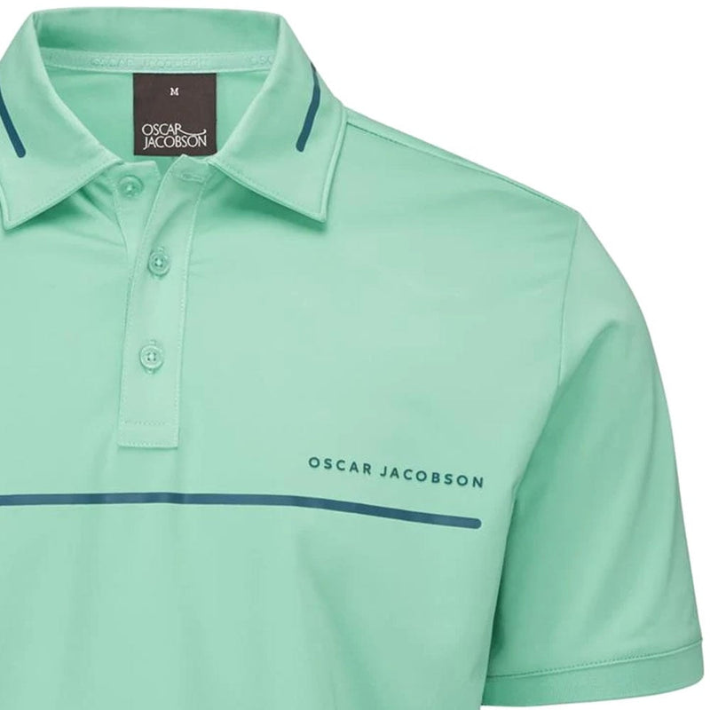 Oscar Jacobson Marsden Polo Shirt - Aqua/Teal