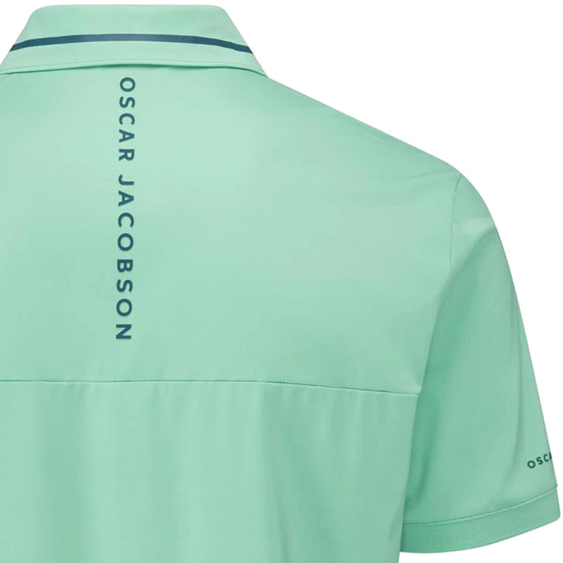 Oscar Jacobson Marsden Polo Shirt - Aqua/Teal