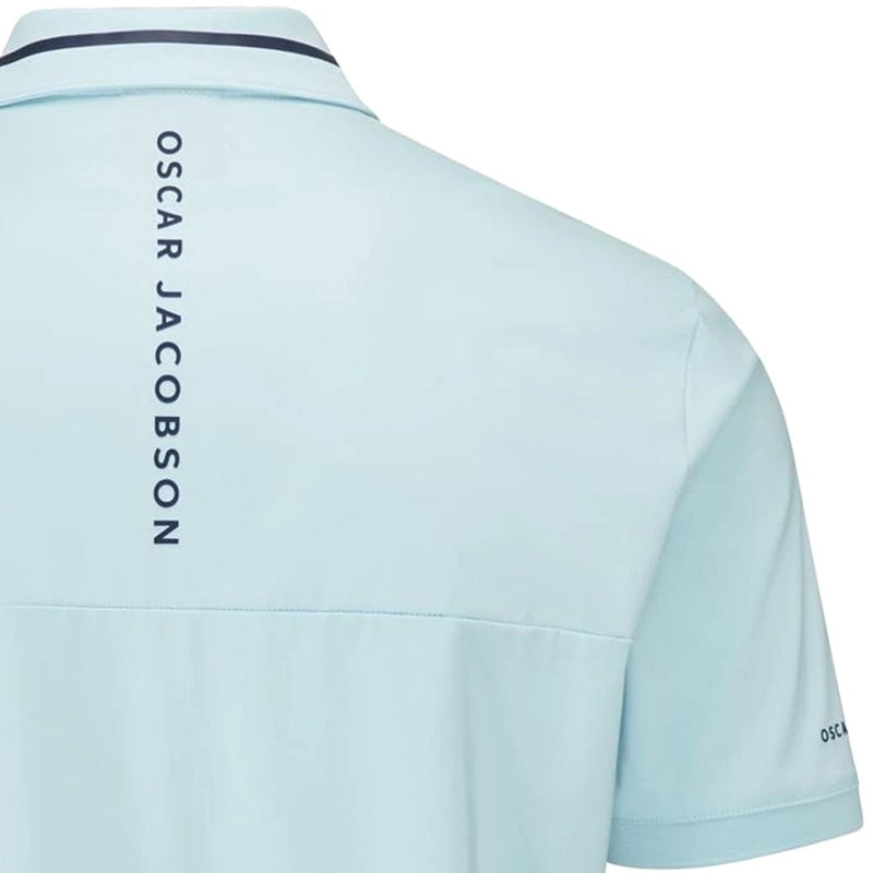 Oscar Jacobson Marsden Polo Shirt - Cool Blue/Navy