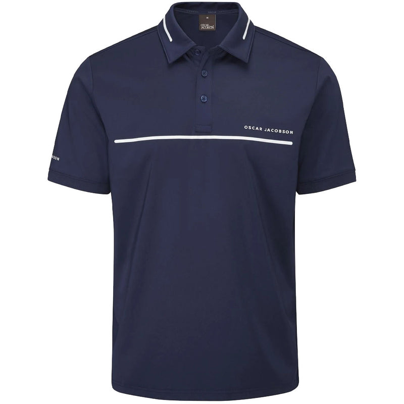 Oscar Jacobson Marsden Polo Shirt - Navy/White