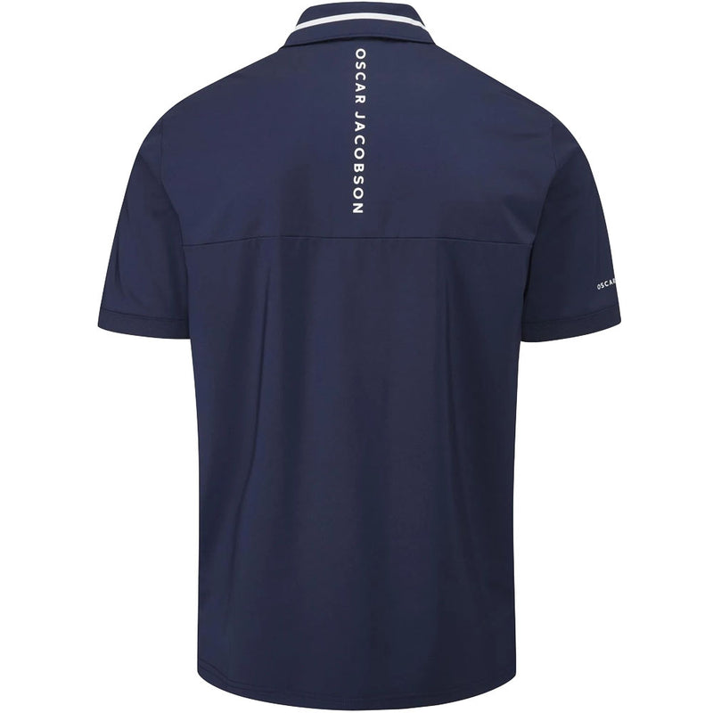 Oscar Jacobson Marsden Polo Shirt - Navy/White