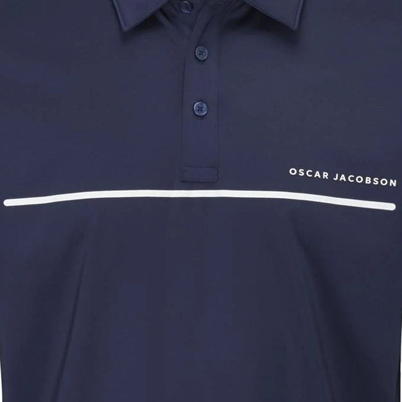 Oscar Jacobson Marsden Polo Shirt - Navy/White