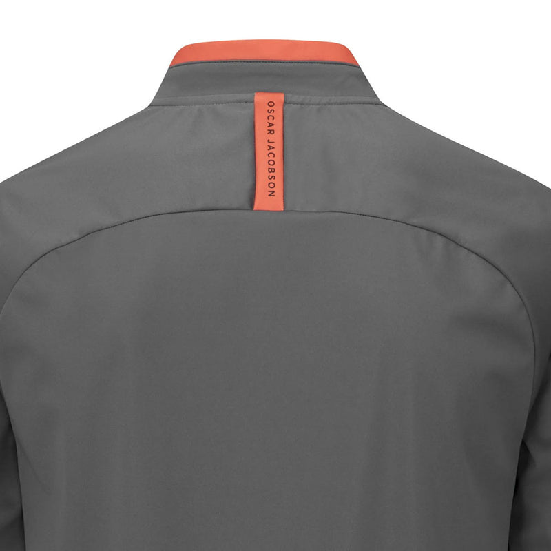 Oscar Jacobson Redfern 1/2 Zip Pullover - Pewter