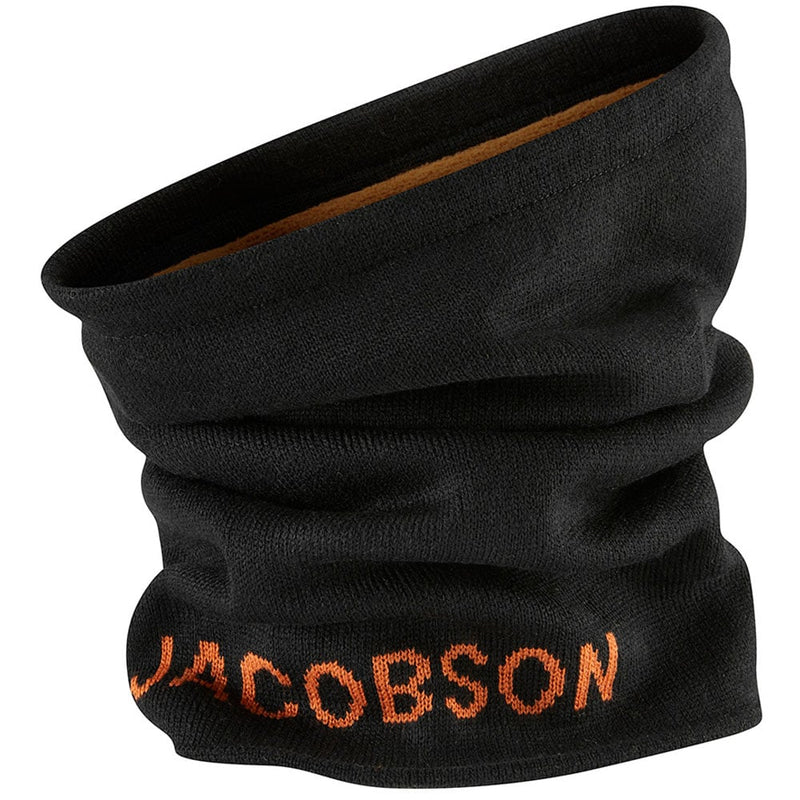 Oscar Jacobson Reversible Snood - Black/Orange Rust