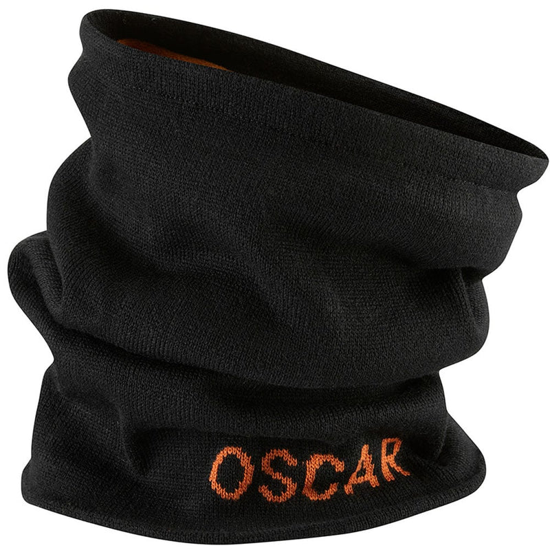 Oscar Jacobson Reversible Snood - Black/Orange Rust