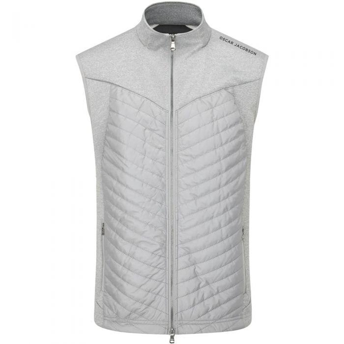 Oscar Jacobson Ross Gilet - Light Grey