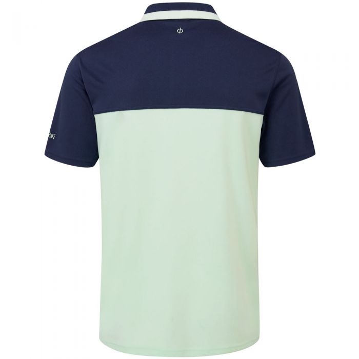 Oscar Jacobson Stanton Polo Shirt - Navy/Mint