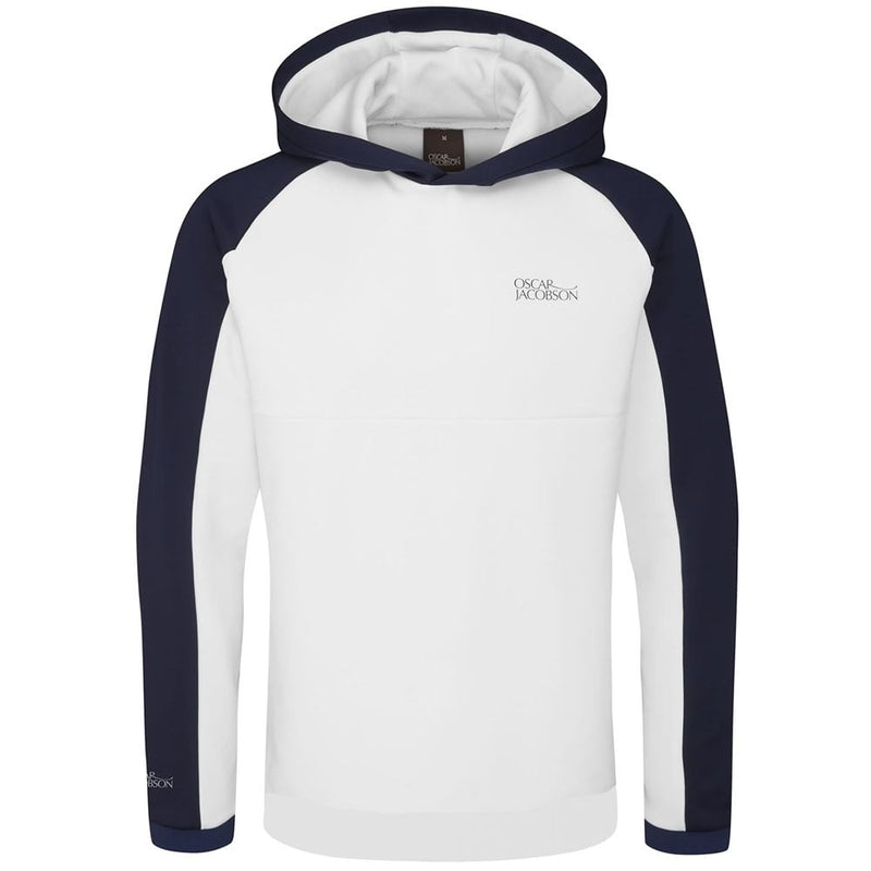 Oscar Jacobson Trapp Hoodie - White/Navy