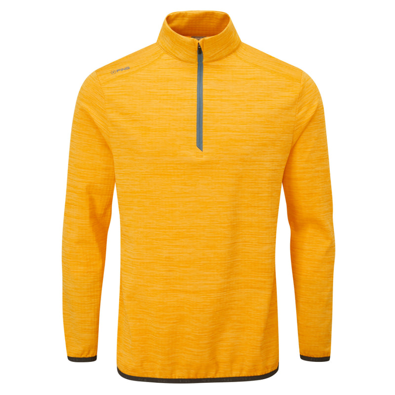 Ping Edison 1/2 Zip Mid-Layer Fleece - Radiant Yellow Marl