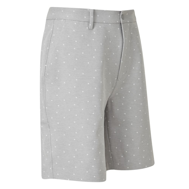 FootJoy FJ Print Shorts - Grey/White