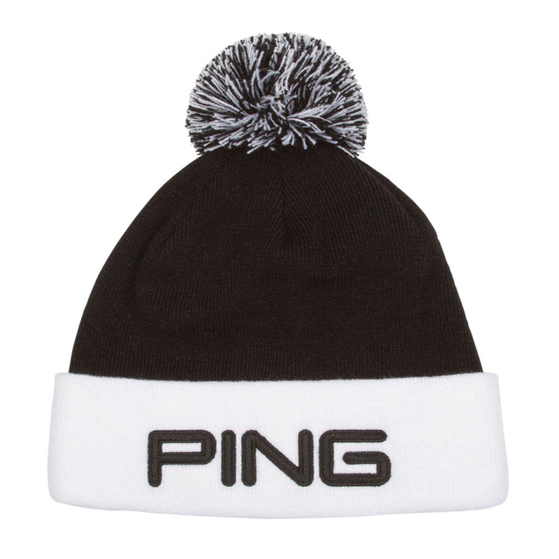 Ping Classic Knit Bobble 17 Hat - Black/White