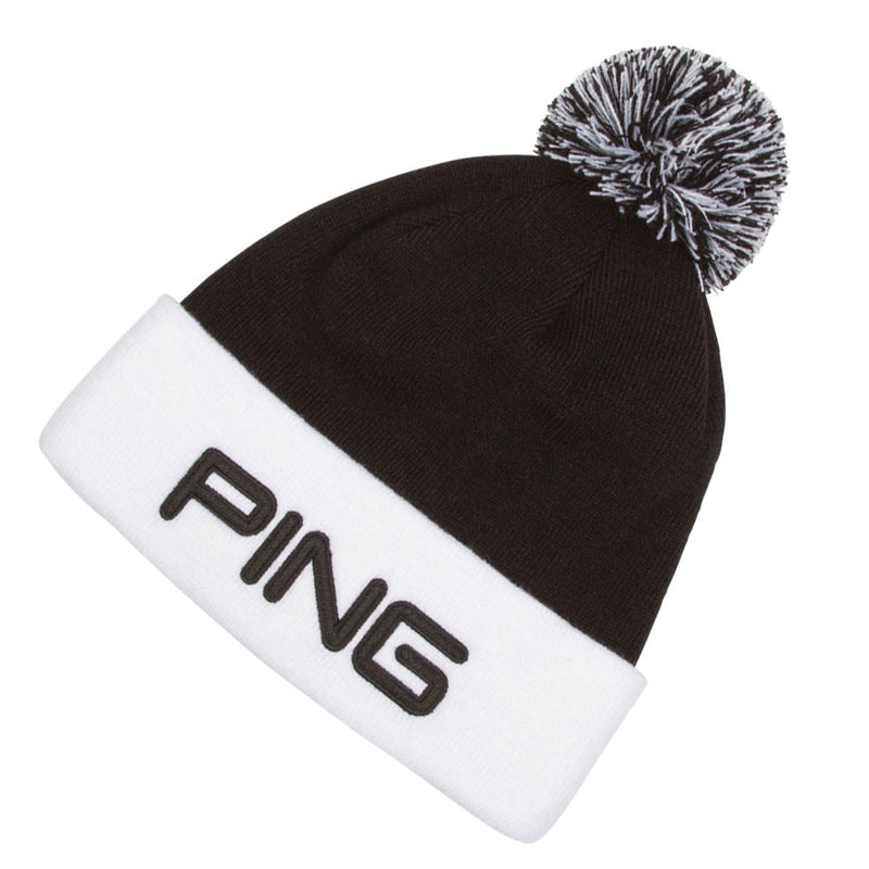 Ping Classic Knit Bobble 17 Hat - Black/White